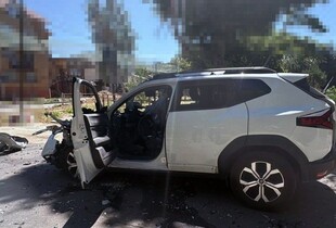 У Херсоні FPV-дрон влучив у службовий автомобіль ДСНС