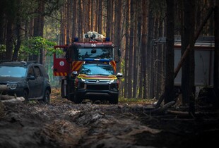 У Чорнобильській зоні гасять лісову пожежу: залучено понад 260 рятувальників і техніку