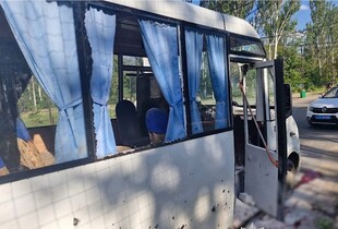 Росіяни дроном атакували автобус з людьми у Марганці на Дніпропетровщині: є жертви