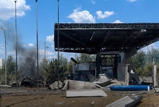 Удар по АЗС на Криворіжжі обірвав життя рятувальника і його 8-річного сина
