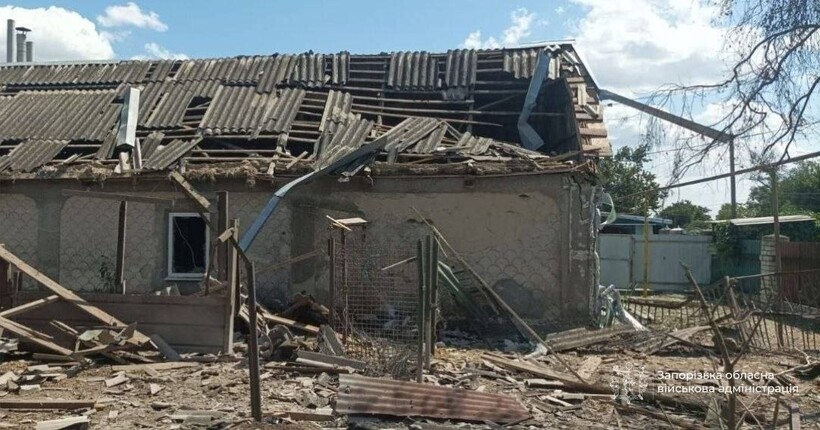 У Запорізькій області через обстріли противника загинула одна людина і дев'ять отримали поранення
