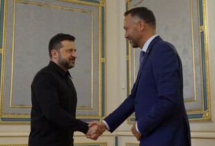 Зеленський зустрівся з головою МЗС Бельгії Максимом Прево