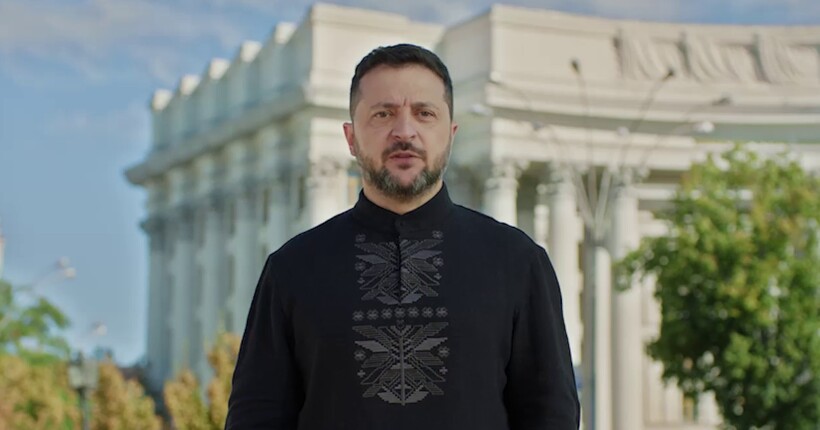 Зеленський виступив з великим зверненням у День Незалежності (відео)