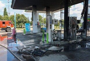 Окупанти вдарили дронами по АЗС у двох районах Харкова: постраждала людина
