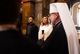 У Софійському соборі представники різних конфесій разом із президентом України провели спільну молитву