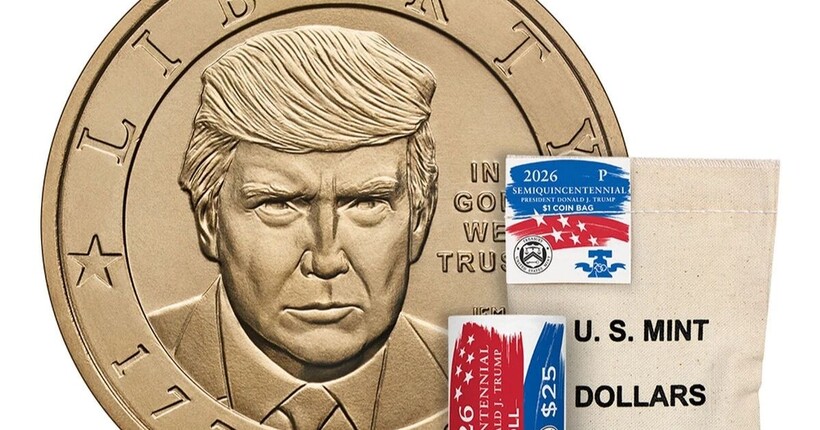У США випустили монети номіналом $1 із портретом Трампа