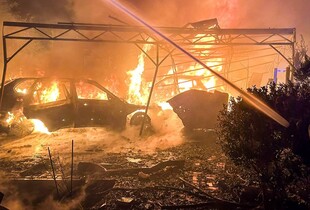 На Одещині після російської атаки спалахнули пожежі