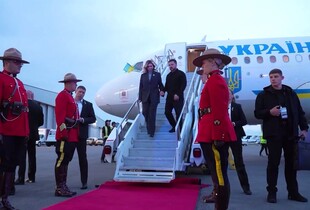 Зеленський та перша леді прибули до Канади (відео)