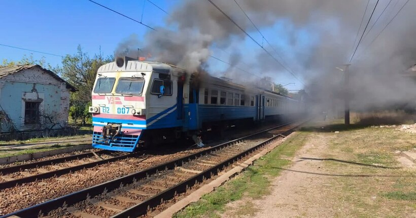 Ворог вдарив по електричці на Харківщині: двоє пасажирів серйозно травмовані