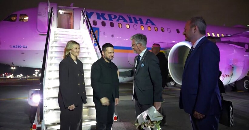 Подружжя Зеленських прибуло до Нью-Йорка на сесію Генасамблеї ООН: програма зустрічей