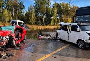 На Житомирщині зіткнулися чотири авто: постраждали шестеро людей, серед них є діти