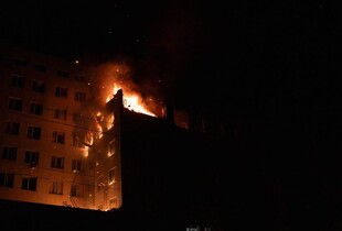 Ворог вдариа по бізнес-центру в Одесі: є постраждалий та руйнування