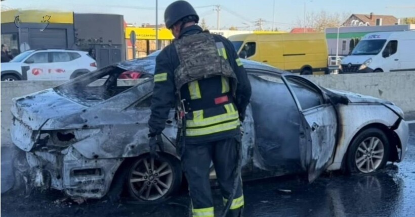 Російський безпілотник поцілив в автівки на трасі Київ-Одеса: перші подробиці
