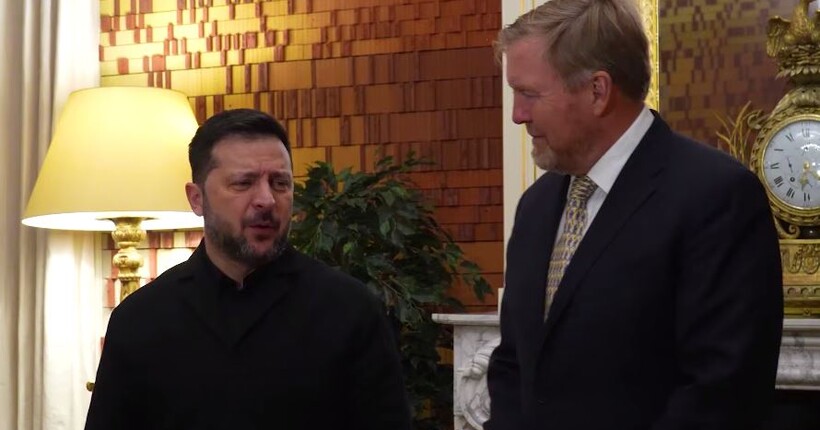 Зеленський у Гаазі зустрівся з королем Нідерландів (відео)