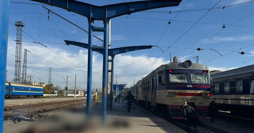 В Дніпрі реактивний дрон вдарив по вокзалу: 13 загиблих