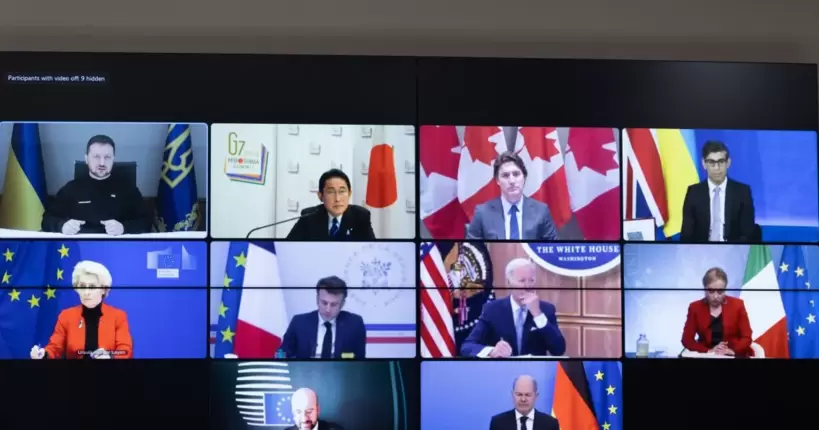 Зеленський взяв участь у відеозустрічі лідерів G7: про що говорили