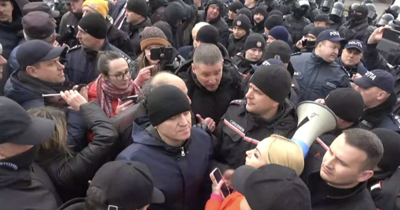 Тисячі протестуючих та блокування доріг: проросійська партія організувала акцію протесту у Кишиневі