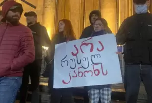 У Тбілісі перед парламентом Грузії пройшла акція протесту
