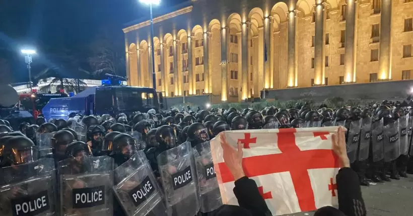 МЗС України прокоментувало ситуацію з протестами в Грузії