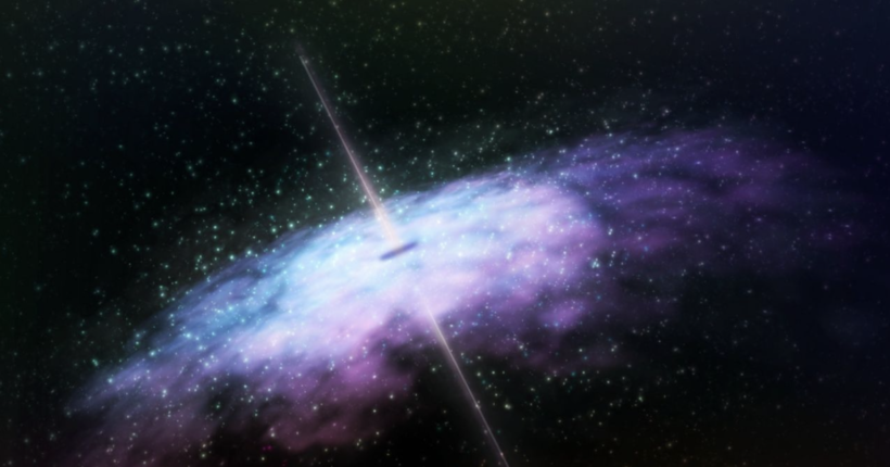 Британські астрономи знайшли одну з найбільших чорних дір у Всесвіті
