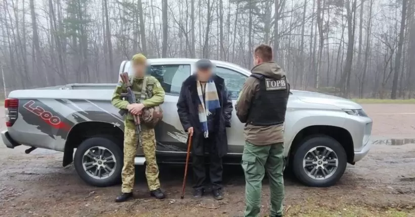 Прикордонники Житомирського загону затримали чоловіка, який намагався втекти в Білорусь