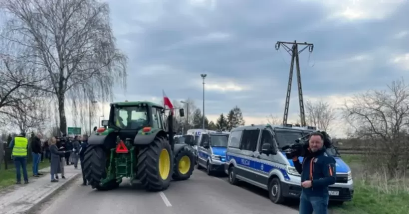 Протест польських фермерів: поліція зірвала акцію біля українського кордону