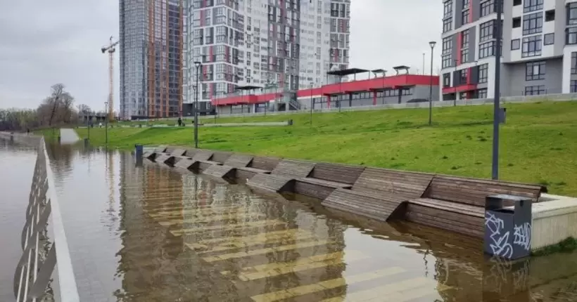 Рівень води в річках у Києві піднявся: скільки залишилось до критичного рівня