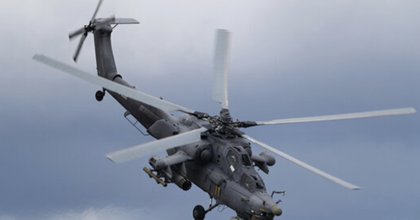 У Криму розбився російський гелікоптер Мі-28: льотчики загинули