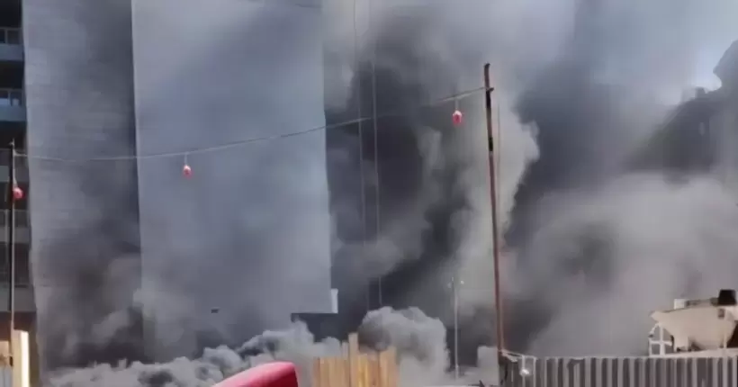У центрі Москви спалахнула пожежа в готелі 