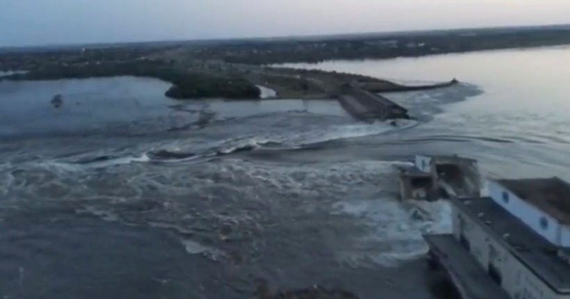 Рівень води в Каховському водосховищі знизився на один метр