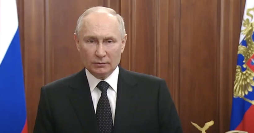 Зараз вирішується доля нашого народу: Путін звернувся до росіян через конфлікт з Пригожиним. Відео