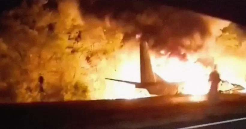 У Греції впав літак під час гасіння лісової пожежі. Відео