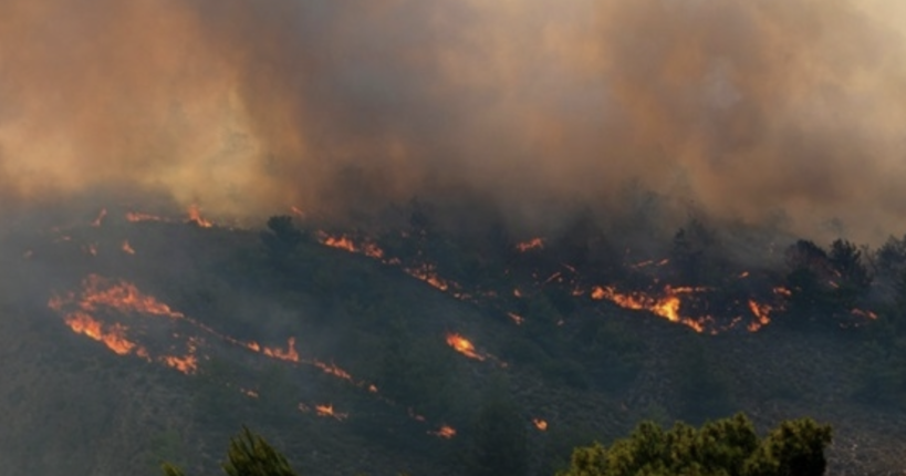 Масштабні лісові пожежі у Греції вже забрали життя трьох людей
