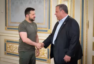 Зеленський зустрівся із членом Республіканської партії США Крістофером Крісті