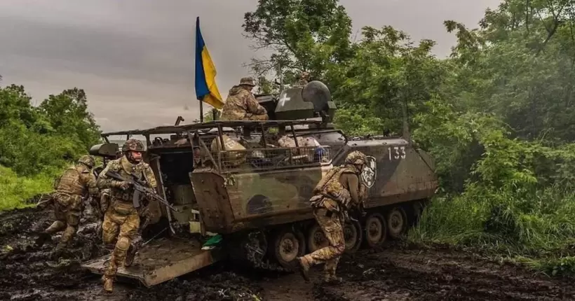 Українські бійці знищили БМП ворога поблизу Бахмута 