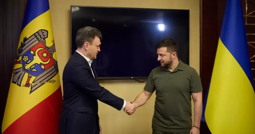 Зеленський обговорив з прем’єр-міністром Молдови транзит українського продовольства