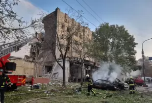 В будівлі готелю в Черкасах, в яку поцілили уламки, могло перебувати до 23 осіб, - Табурець