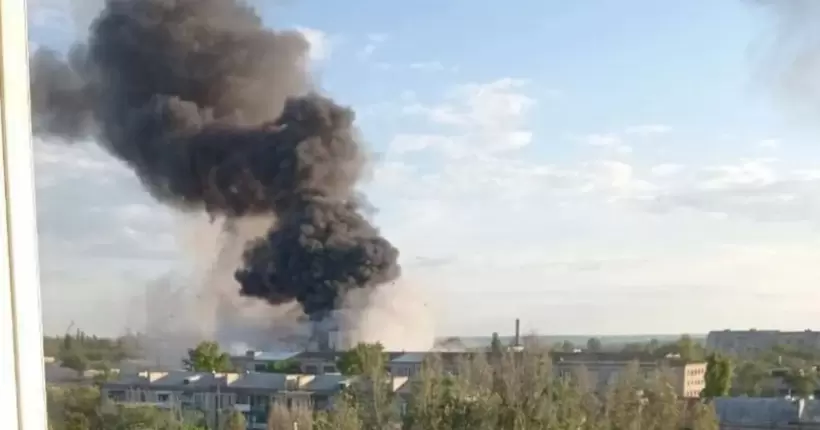 Під окупованим Луганськом стався вибух на заводі 