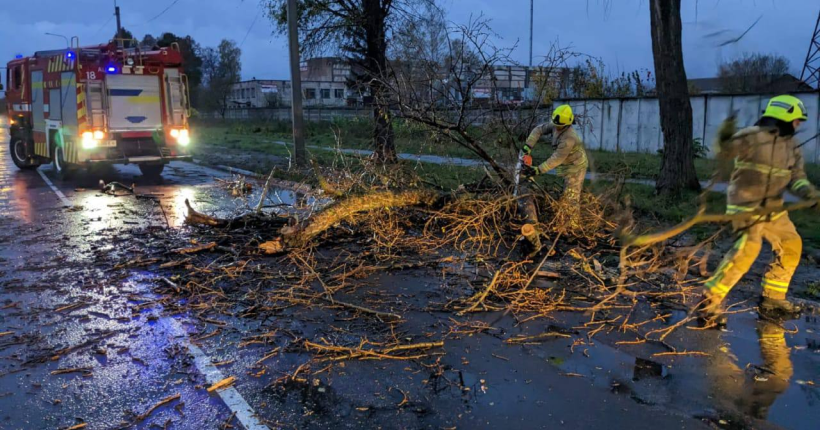 Через наслідки негоди у Києві загинули двоє чоловіків