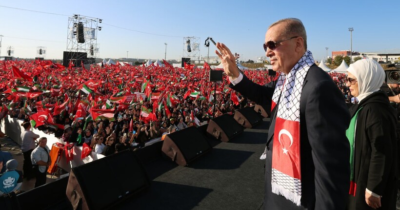 Ердоган виступив на акції у підтримку Палестини: ключове з промови