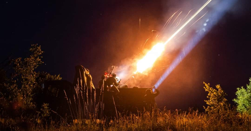 Сили ППО України цієї ночі знищили одну ракету Х-59 та 20 