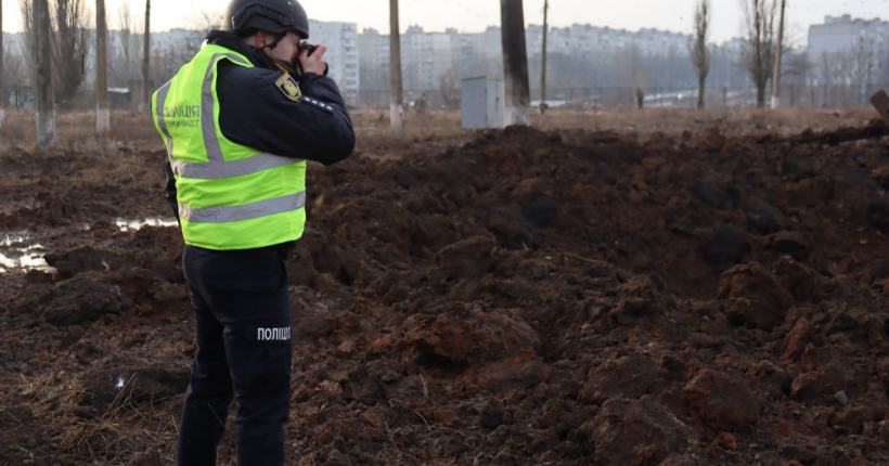 У МВС показали наслідки удару росіян по Салтівському району