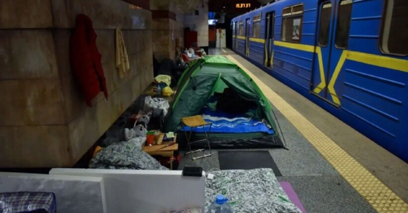 Київське метро стало прихистком для 338 000 людей під час нічних тривог у 2023 році