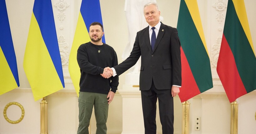 Зеленський зустрівся з президентом Литви 