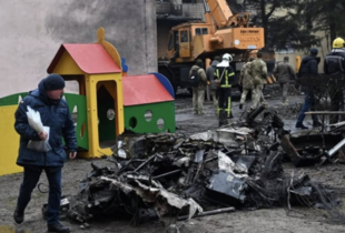 Річниця загибелі керівництва МВС у Броварах: Залужний вшанував пам'ять Монастирського та Єніна