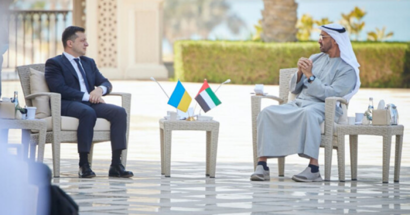 Зеленський провів розмову з президентом ОАЕ