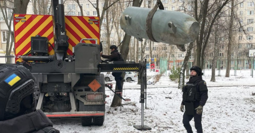 У Києві сапери ліквідували бойову частину ракети Х-101, яку виявили після ракетної атаки рф