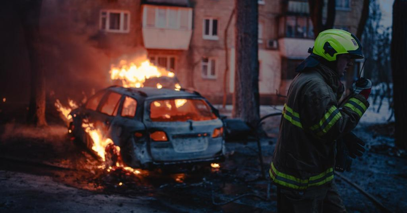 У Києві завершили аварійно-рятувальні роботи після ранкового обстрілу