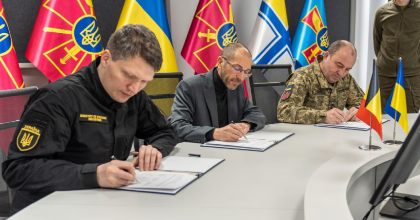 Україна та Бельгія підписали меморандум про спільне виробництво озброєння