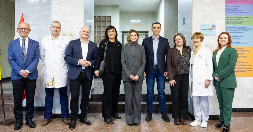Зеленська із данською делегацією відвідала дитячу лікарню на Київщині